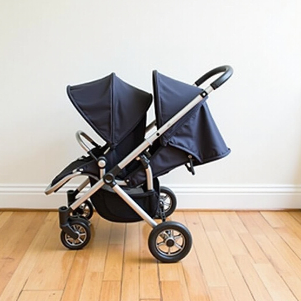 how to fold mockingbird double stroller