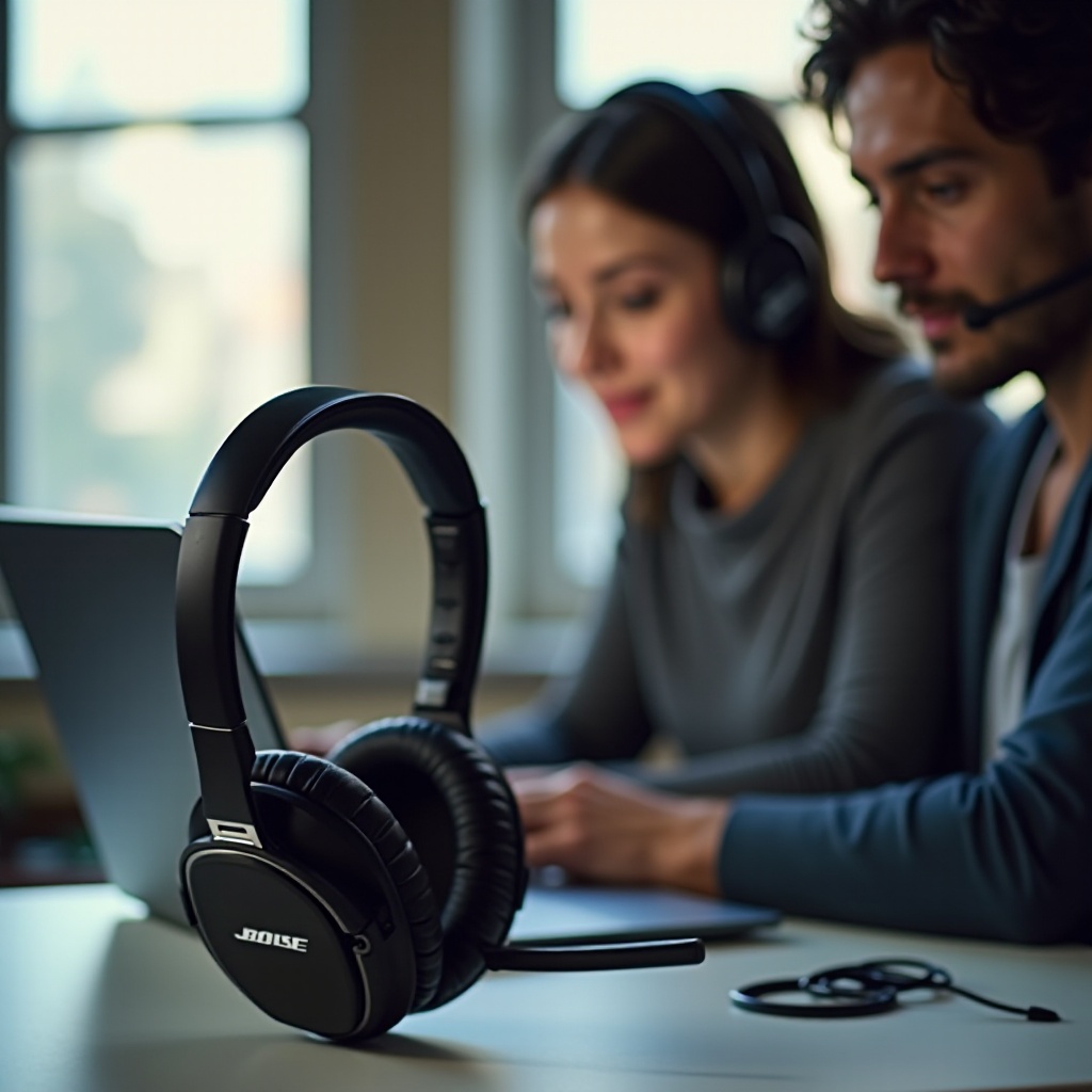 bose headset microphone not working
