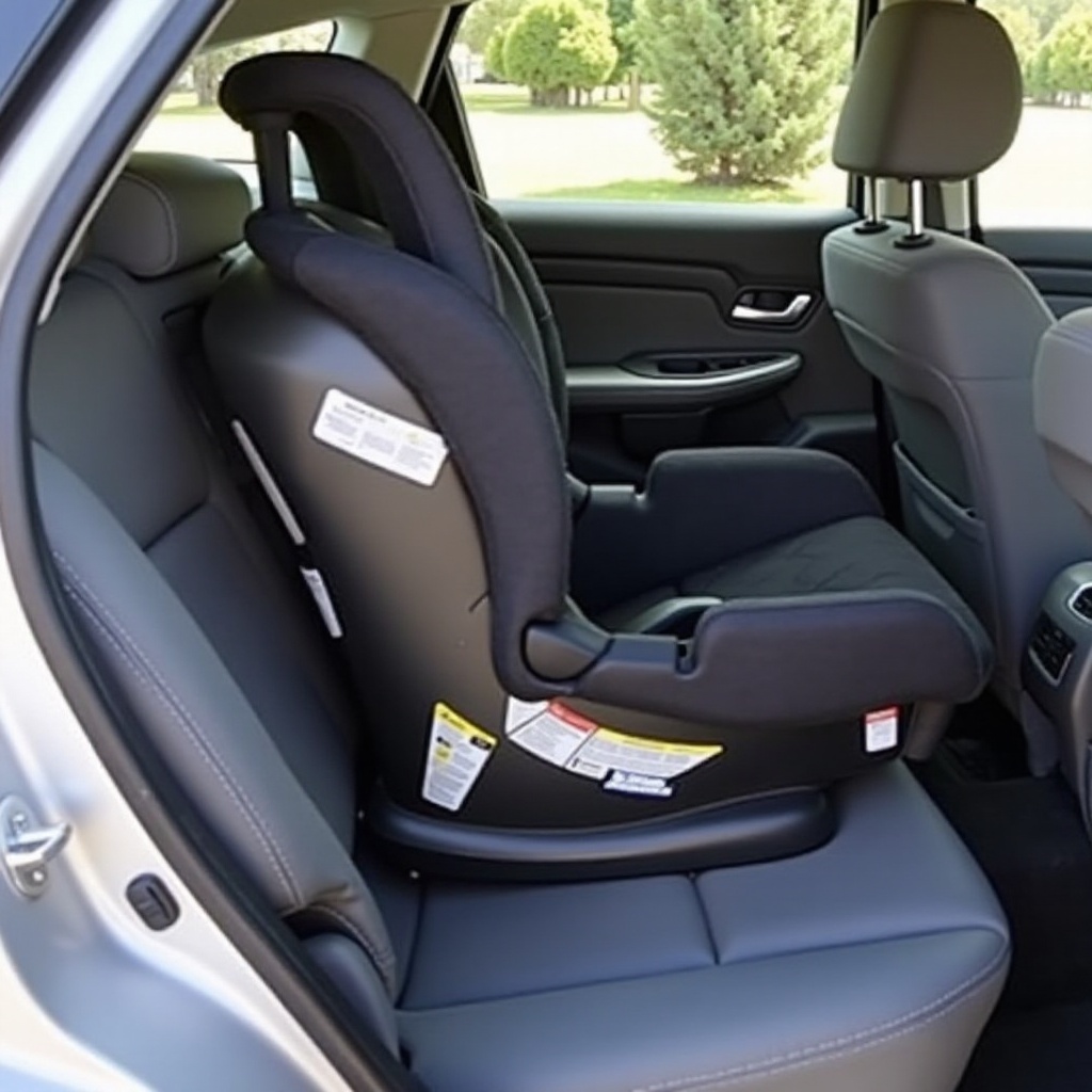 how to remove base of car seat