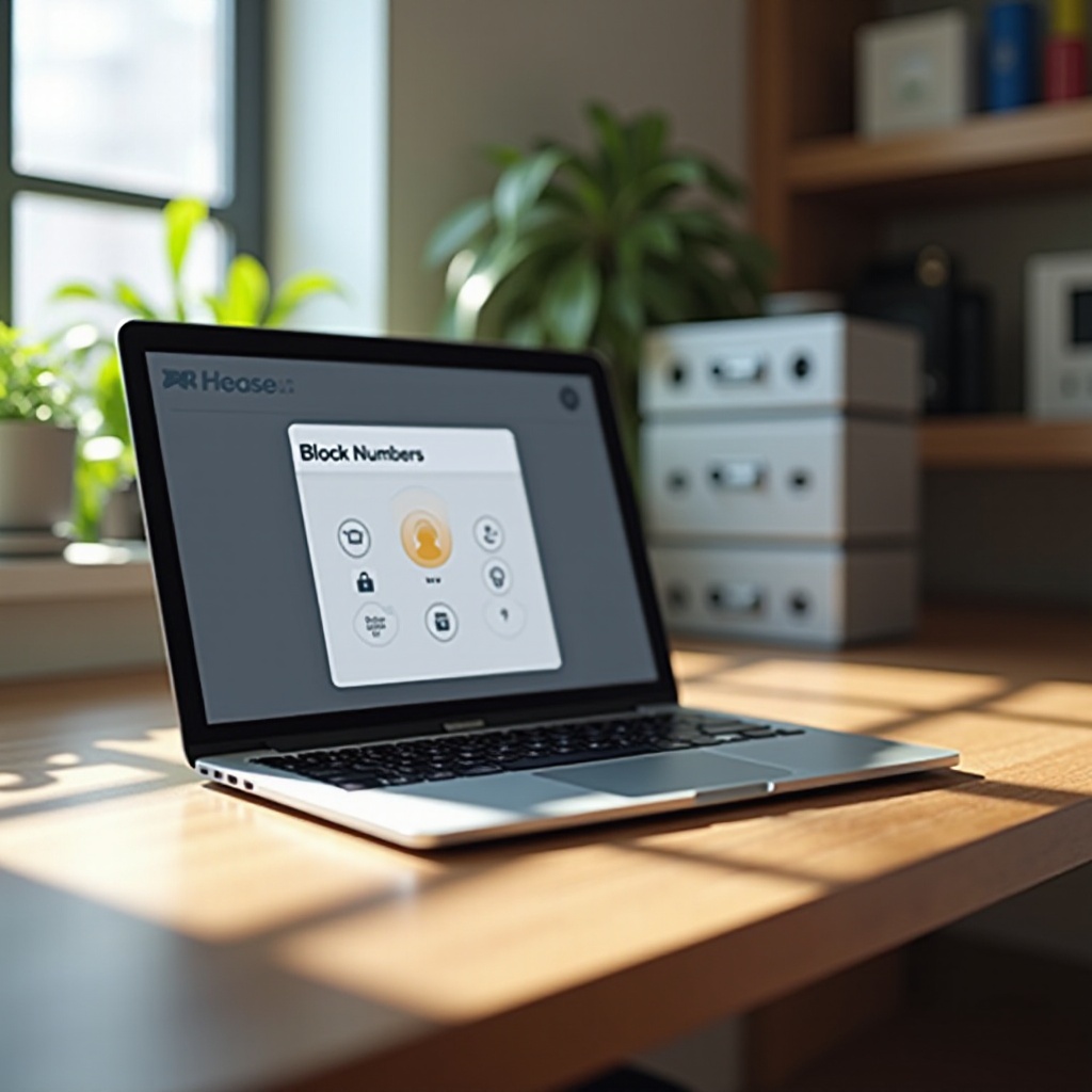 how to block a number on macbook